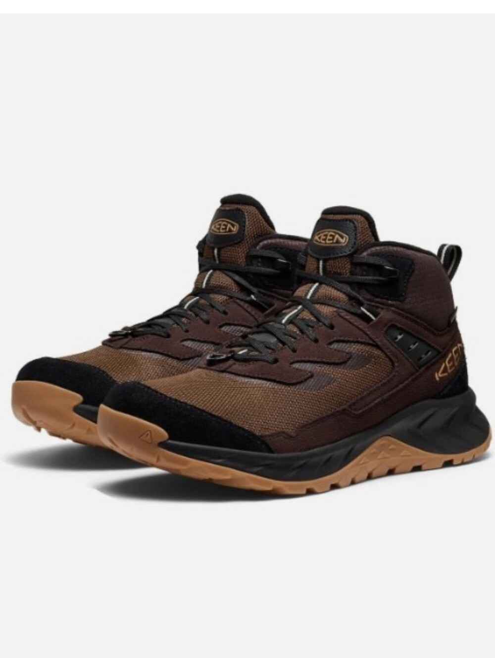 NEW Keen Men's Size 10.5 Leather Waterproof Snow Hiking Boot Dark Earth/Java